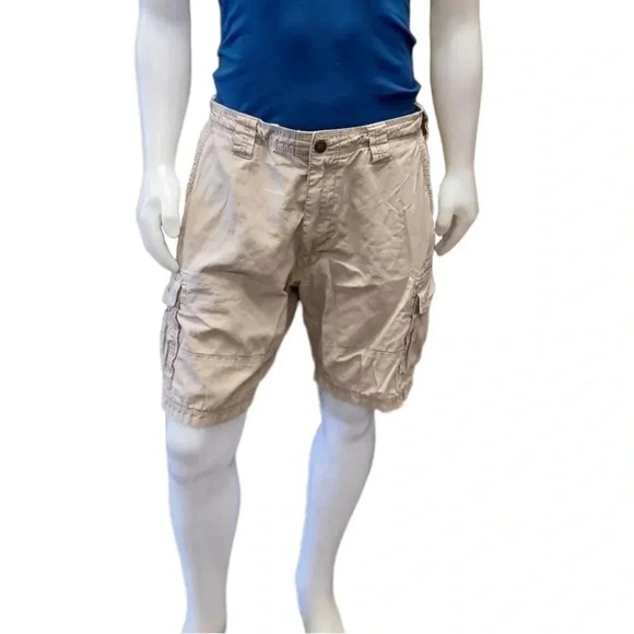 Champs  Sport Gear Sand Colour Cargo Shorts Size 38 - Picture 1 of 10